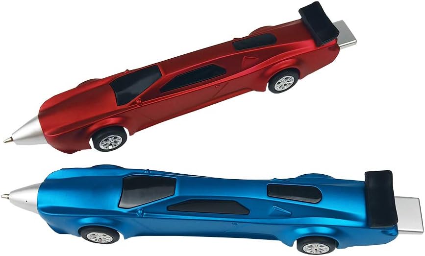 2PCS Pull back Sports Car Pens Car Ballpoint Pen Cool Pens