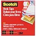 Scotch Book Tape , 2 Inches x 15 Yards, (845) 4-PACK