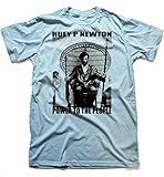 Black History Month T-shirt Huey P Newton Malcolm X Men Cotton Tee