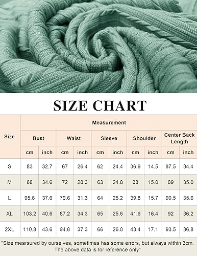 Hotouch Women's knitted dress, long sleeve dress, fall dress, winter dress, elegant, knee length, round neck with belt