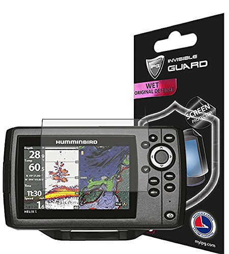 IPG Compatible with Anti - Glare HUMMINBIRD Helix 5 Chirp - Chirp DI - Chirp SI62 GPS FISHFINDER Invisible Film Screen Protector Guard Cover Free Lifetime Replacement Warranty Bubble -Free by IPG &reg;