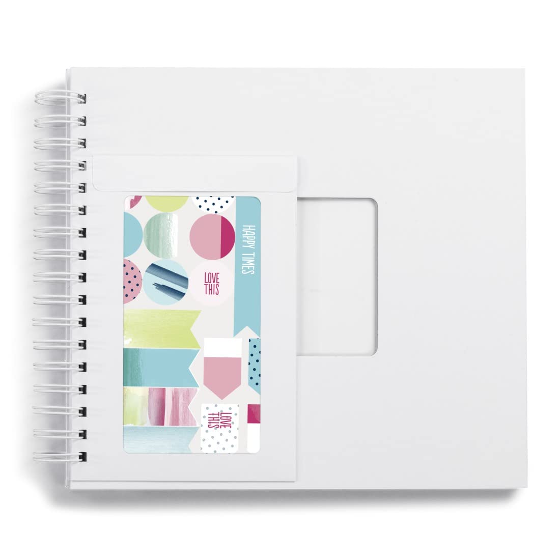 Hama Creative DIY Spiral Album with Accessories, Photo Gift Idea DIY