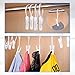 BAKVOS Clothes Pins Clothes Hangers Clothes Pegs White with Rope 12 Pack