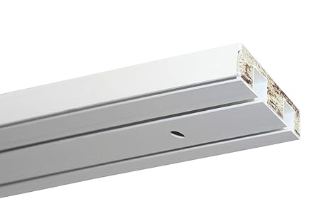 Gardinia Ge2 Curtain Rail With Panel Mounting 2 Track Plastic