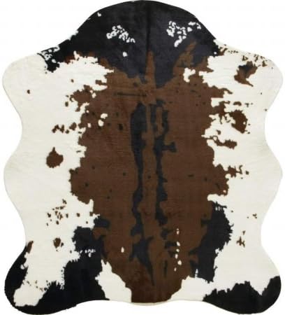 BNFUSA HHRUGC2 56 x 61 in. Cow Print Rug with Slip-Resistant Latex Backing