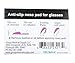 2.5mm 10 Pair Black GMS Optical Anti-Slip Nose Pads for Glasses