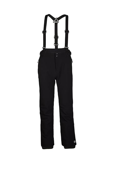 Killtec Herren Nilam Skihose / Softshellhose mit abnehmbaren Trägern, Kantenschutz und Schneefang