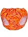Tuga Girls Reusable Swim Diapers - Groovy Orange, Large