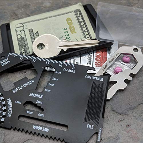 Keeper Wallet Carbon Edition. Includes Tool Card, Keeper/Compartment box. Holstex EDC Tactical Wallet with Carbon Fiber Texture.