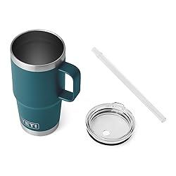 YETI Rambler 25 oz Tumbler with Handle and Straw