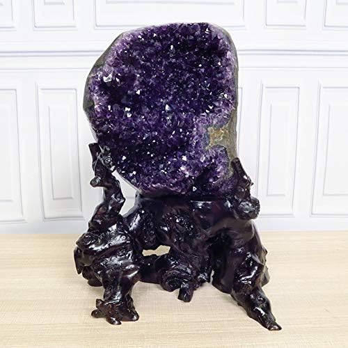 GWLTV Purple Amethyst Pure Natural Amethyst Original Stone Cluster Demagnetization Cleaning Radiation Desk Decoration