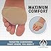 Dr. Frederick's Original Gel Pad Metatarsal Sleeves - 2 Pieces Metatarsal Pads for Forefoot Pain - Metatarsalgia, Morton's Neuroma, Plantar Warts, Corns and Sesamoiditis -Large | M9.5-11