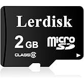 Lerdisk Factory Wholesale Micro SD Card 2GB in Bulk MicroSD Class 6 Produced by Authorized Licencee (2GB Class 6)