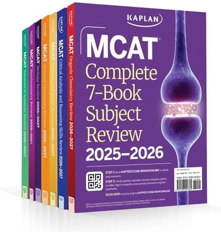 MCAT Complete 7-Book Subject Review 2020-2021: Online + Book + 3