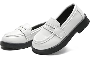 Mybozz Kids Dress Shoes Girl’s Boy’s Oxford Shoes Slip On School Uniform Shoes