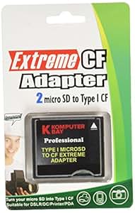 Amazon.com: KOMPUTERBAY MicroSD to CompactFlash Adapter