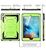 iPad Mini 4 Case, Heave Duty i-Blason Apple iPad Mini 4 2015 Armorbox Dual Layer Hybrid Full-Body Protective Kickstand Case with Front Cover/Screen Protector/Bumpers (Green)