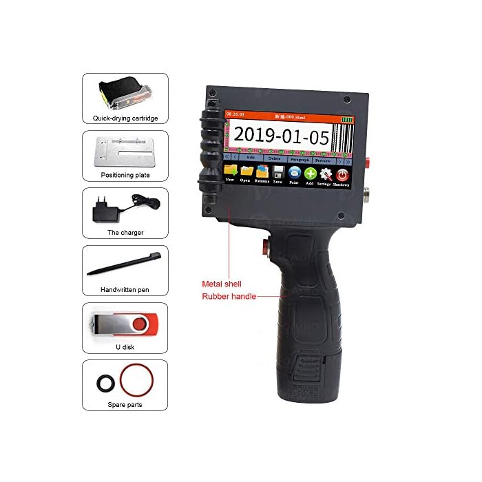 Buy Newest Handheld Inkjet Printer 300DPI / 400DPI / 600DPI Label