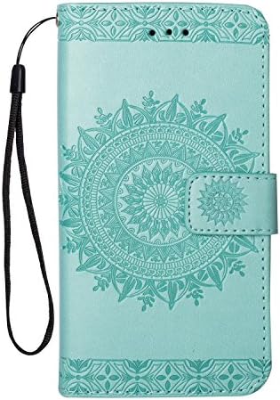 S8 Plus Case,Samsung Galaxy S8 Plus Cover, KMISS Wallet Flip Stand Case [Shock Absorbent] PU Leather Kickstand Wallet Cover Durable Flip Case for Samsung Galaxy S8 Plus (Mint)
