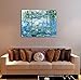 Wieco Art Water Lilies by Claude Monet Oil Paintings Flowers Reproduction Extra Large Modern Gallery Wrapped Giclee Canvas Prints Artwork Landscape Pictures on Canvas Wall Art for Home Decorations