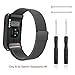 Garmin Vivoactive HR Watch Band Replacement, Rukoy Milanese Loop Stainess Steel Wristband Smartwatch Bracelet For Garmin Vivoactive HR Fitness Watch