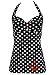 PinupClothingOnline Women's Polka Dot Anchor Retro Pin up Sailor Swimsuit