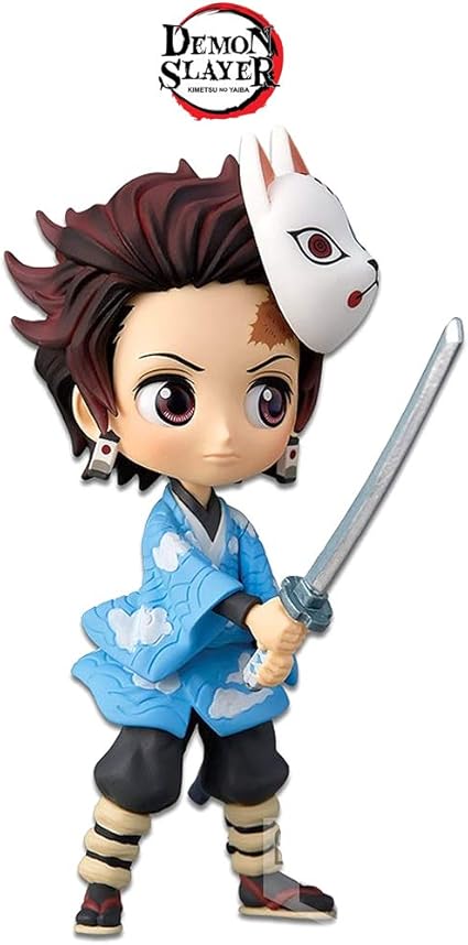 Amazon Com Banpresto Demon Slayer Kimetsu No Yaiba Q Posket Petit Vol 1 Tanjiro Kamado Figure Toys Games