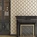 J BOUTIQUE STENCILS Wall Stencil - Reusable Template for DIY Decor Walls Rooms and Furniture, Wallpaper Look (Moroccan Trellis Pattern Allover Wall Stencil)