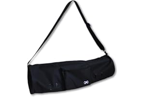YogaAddict Large Yoga Mat Bag and Carriers Compact With Pockets, 28"x8" & 29"x11" Long, Fit Most Mat Size, Extra Wide, Adjustable Strap, Easy Access