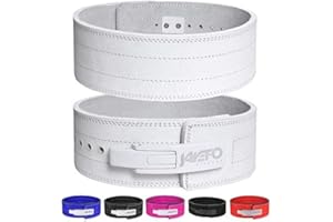 JAYEFO SPORTS LEATHER WEIGHT LIFTING LEVER BELT FOR POWERLIFTING IPF BUCKLE MEN & WOMEN STRONGMAN 10MM WORKOUT DEADLIFTS
