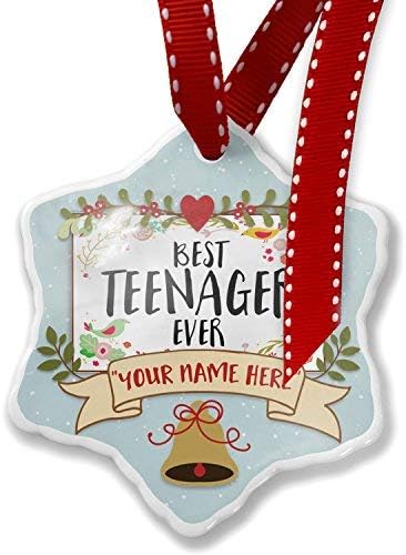 teenager christmas ornament