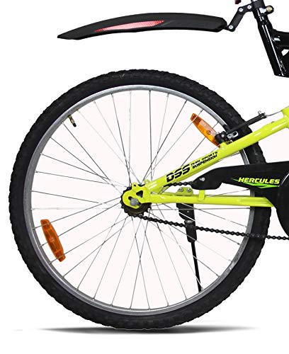 hercules mtb turbodrive dynamite 6 speed black bicycle