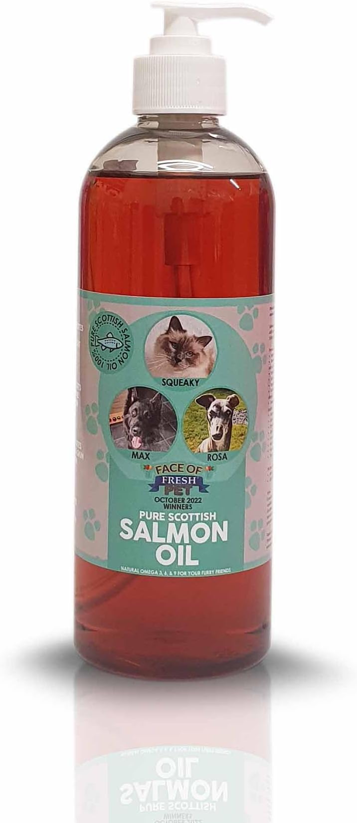 Trade Chemicals Scottish Salmon Oil 100% Natural Omega 3 Pump 500ml