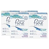 Tampax Pure & Clean Tampons with Plastic Applicator, Super Absorbency, Unscented, 16 Count- Pack of 4 (64 Count Total)