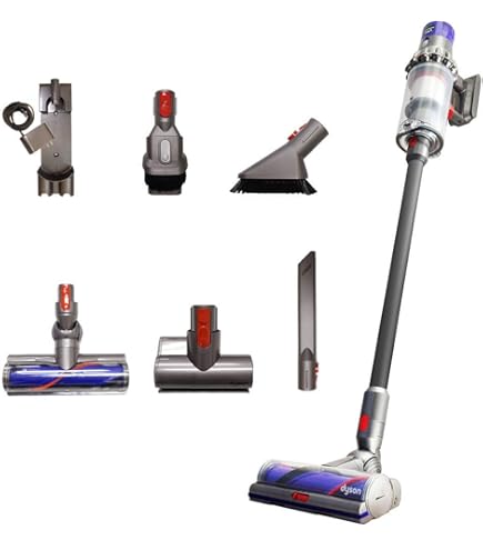 Dyson Cyclone V10 Fluffy+、アタッチメント5個、ラック付 Amazon.com - Dyson Cyclone V10 Total Clean+ with Mini