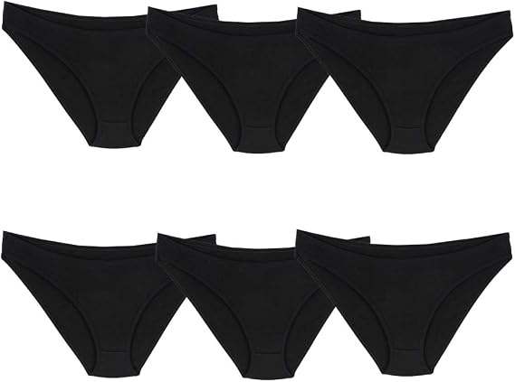 black cotton knickers