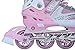 Adjustable Inline Skates for Kids with Illuminating Front Wheels Durable Comfortable Roller Blades Outdoors Pink Small 12J-2 Sizes 885