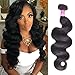 Body Wave Weave Brazilian Virgin Hair Body Wave Hair Weave one Bundles 20inch 100% Unprocessed Virgin Human Hair Weave Natural Black