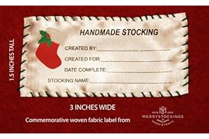MERRYSTOCKINGS Stocking Icon Stocking Kit Label for Bucilla Stockings