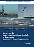 Image de Umsetzung der Meeresstrategie-Rahmenrichtlinie in Deutschland: Untersuchungen zur ökonomischen Anfangsbewertung (Ökonomische Forschungsbeiträge zur