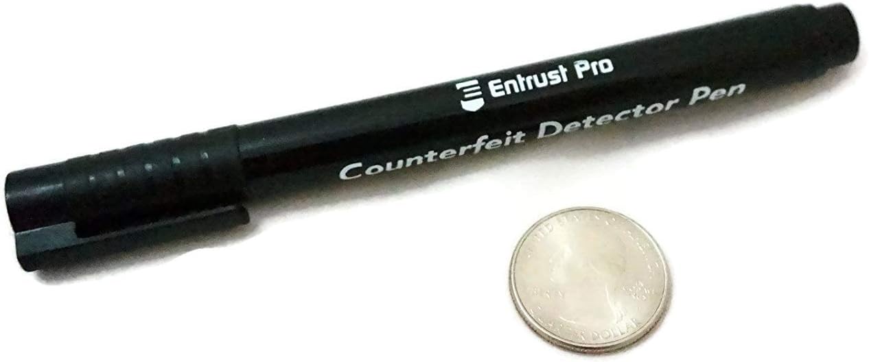 5-Pack Counterfeit Pens - Chisel Tip - Fake Money Detector Markers from Entrust Pro : Office Products