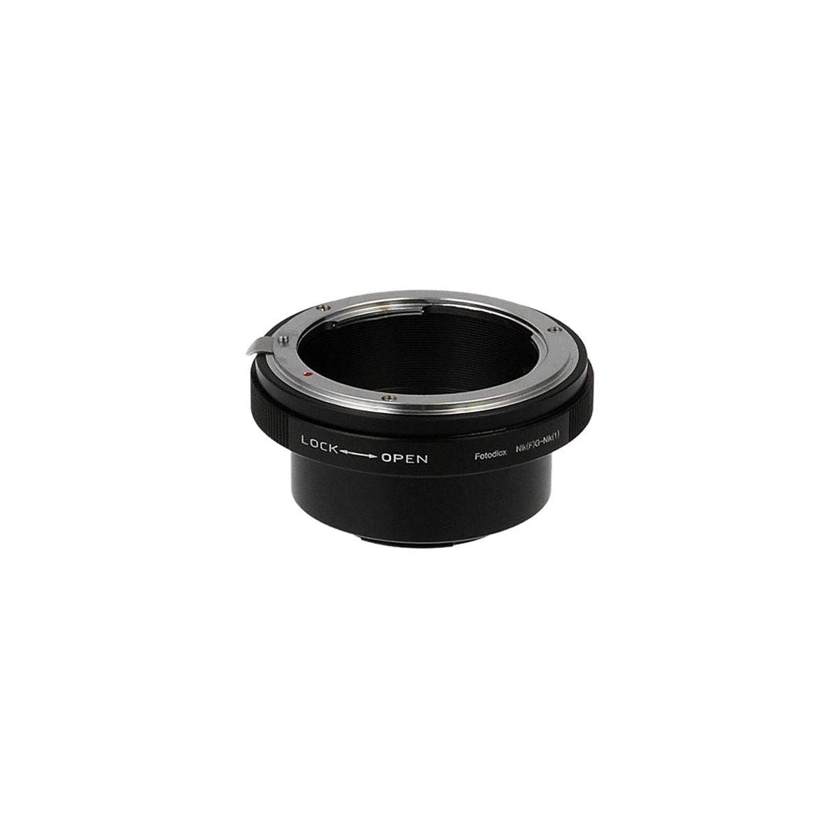 Fotodiox Lens Mount Adapter, Nikon G-type, and DX-Type Lens to Nikon 1-Series Camera, fits Nikon V1, J1 Mirrorless Cameras