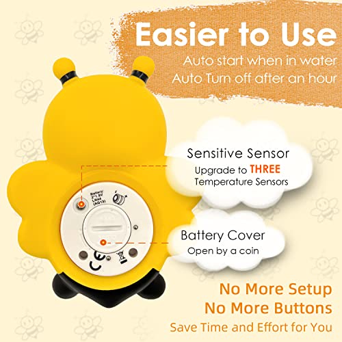 Baby Bath Thermometer Floating Toy, Safety Water Temperature