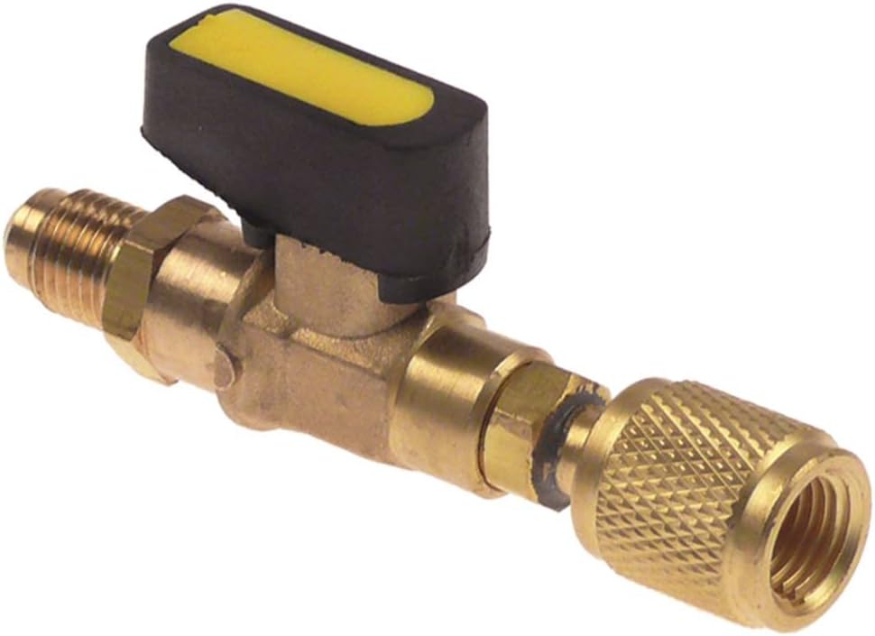 Gas Ball Valve Straight 5/16 SAE R12/R22/R502/R134 A/R407 °C/R404 A/R410 A
