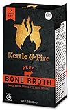Beef Bone Broth From Grass Fed Cows, Slowly Simmered 20+ Hours, 16.2 Oz (2 Pack)