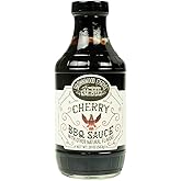 Brownwood Farms BBQ Sauce, Made in Small Batches, Sweet and Tangy, Great on Fries, Meatloaf, Burgers, Glaze, Real Ingredients 20oz (1 Count, Cherry)