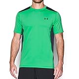 Under Armour Men's Raid Short Sleeve T-Shirt, Vapor Green/Stealth Gray, Medium