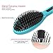 Gisala Metal Ceramic Heater Hair Straightening Brush,Auto Lock,Anti Scald,Zero Damage,Adjustable Temperature,Instant Heat Up Professional Hair Straightener(Cyan) by Gisala