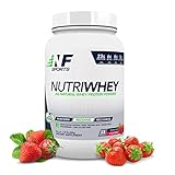 NF Sports NutriWhey - All-Natural Whey Protein Powder That Improves Post-Workout Recovery and Muscle Repair - Strawberry Flavor - 100% Satisfaction Guaranteed - 23 Servings