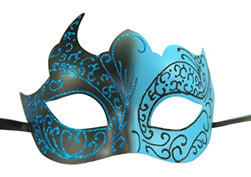 Juno Venetian Masquerade Mask (Unisex One Size)